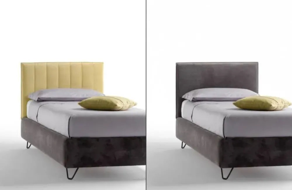 New Letto moderno con gambe Twist * a prezzo scontato Letti