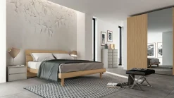 Letto moderno con gambe Teorema a prezzo scontato^Santalucia