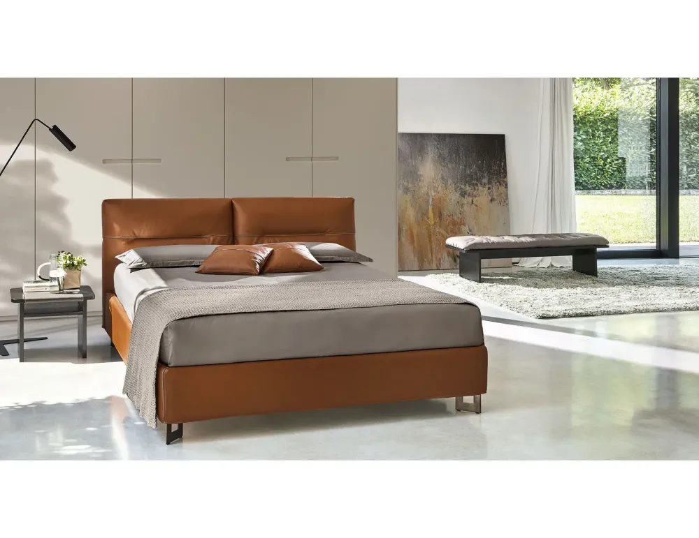 Rosini Letto moderno con giroletto Iride * a prezzo ribassato- Letti