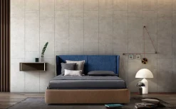 Letto moderno con giroletto Relax a prezzo ribassato^Novaluna Online