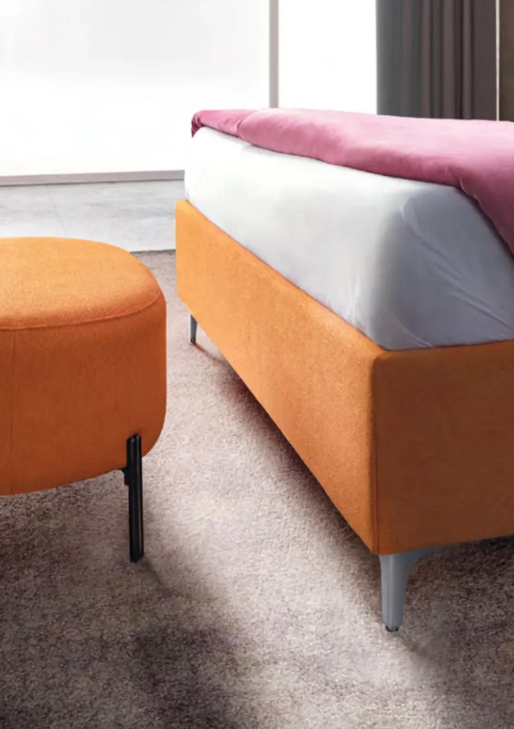 Le Comfort Letto moderno con giroletto Mirabilis a prezzo scontato- Letti