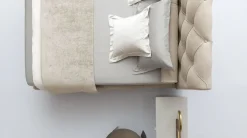 Twils Letto moderno con piedini Dorian a prezzo scontato- Letti