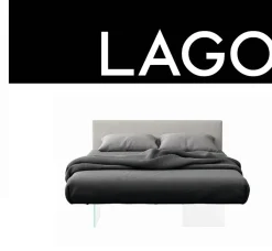 Lago Letto moderno con piedini Air a prezzo ribassato- Letti
