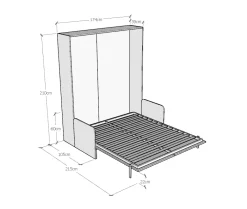 Itamoby Letto moderno Kentaro sofà con uno sconto del 30%- Letti