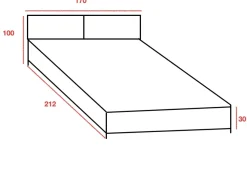 Artigianale Letto moderno Lete   scontato 47%- Letti