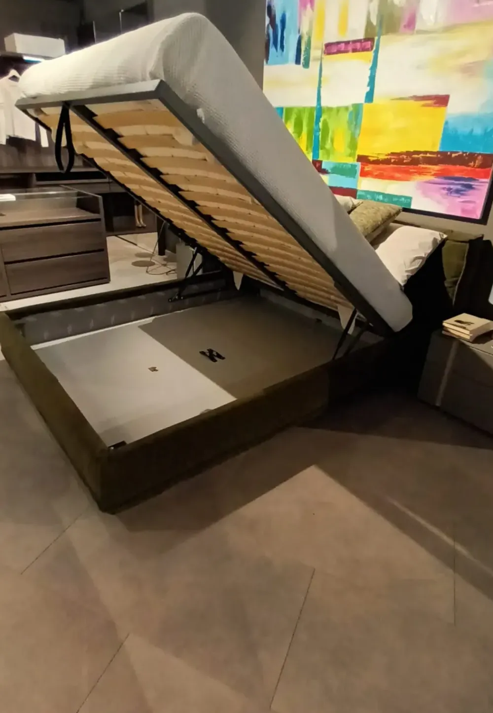 Ditre Italia Letto moderno Letto matrimoniale flann scontato 36%- Letti