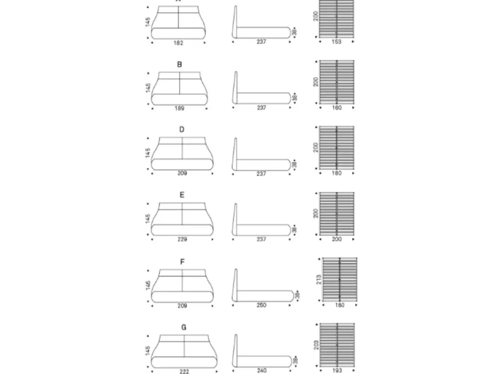 Online Letto moderno Matisse Cattelan con un ribasso esclusivo Letti