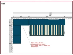 Letto moderno Twiddy scontato 40%^Nidi Online