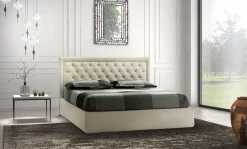 Letto moderno Victoria contenitore scontato 37% Letti