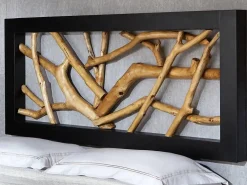 Outlet Etnico Letto moderno Virunga contenitore con uno sconto del 11%- Letti