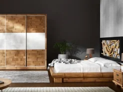 Outlet Etnico Letto moderno Virunga contenitore con uno sconto del 11%- Letti