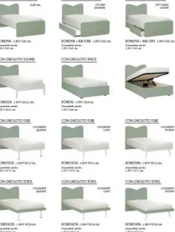 Letto Onda di scontato del 40%^ZG Mobili Hot