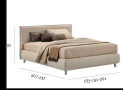 V&nice LETTO Pascal in OFFERTA OUTLET - 32%- Letti