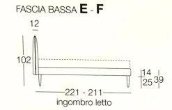 New LETTO Patricia SCONTATO Letti