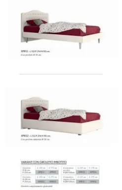 Letto piazza e mezzo con contenitore Prestige a prezzo scontato^ZG Mobili Online