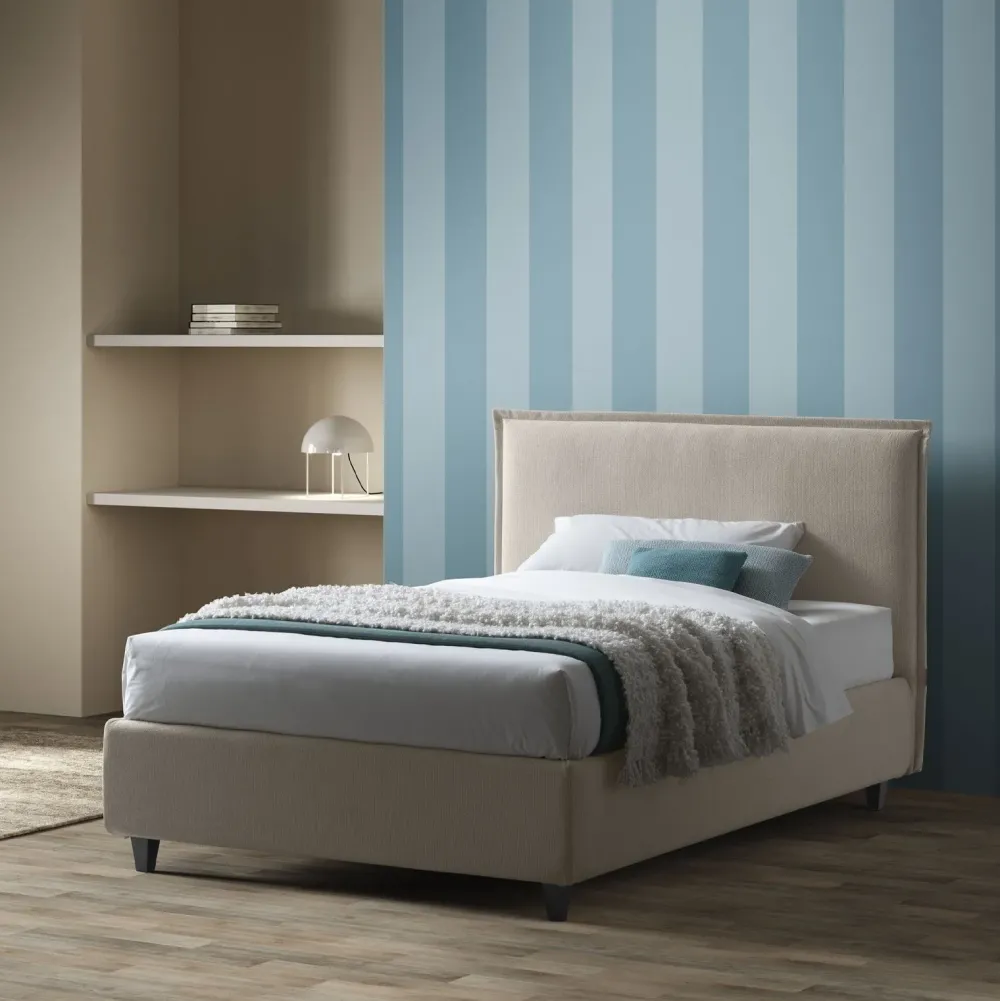 Stilfar Italia Letto piazza e mezzo con giroletto Beatrice a prezzo riservato- Letti