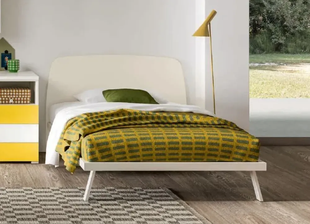 ZG Mobili Letto piazza e mezzo con pediera Luna a prezzo scontato- Letti