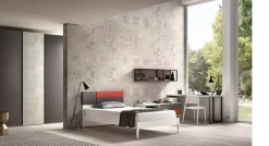 ZG Mobili Letto piazza e mezzo con pediera Fusion a prezzo scontato- Letti