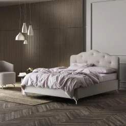 Stilfar Italia Letto piazza e mezzo con giroletto Barbara a prezzo riservato- Letti