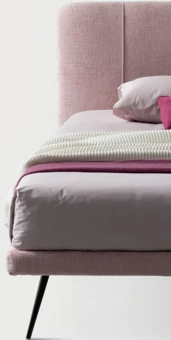 New Letto piazza e mezzo con gambe Letto piazza e mezzo luxury pink   a prezzo scontato Letti