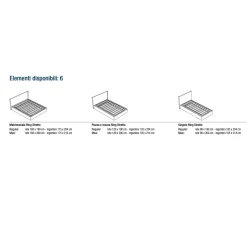 Letto Rachel SCONTATO a PREZZI OUTLET^Collezione esclusiva Clearance