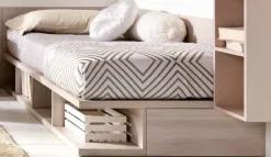 Doimo CityLine Letto singolo con cassetti Montreal a prezzo ribassato- Letti