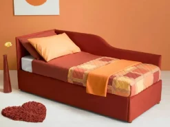 Letto singolo con contenitore scontato del 43%^Collezione esclusiva Discount