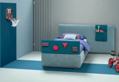 Discount Letto singolo con giroletto Plain a prezzo scontato Letti