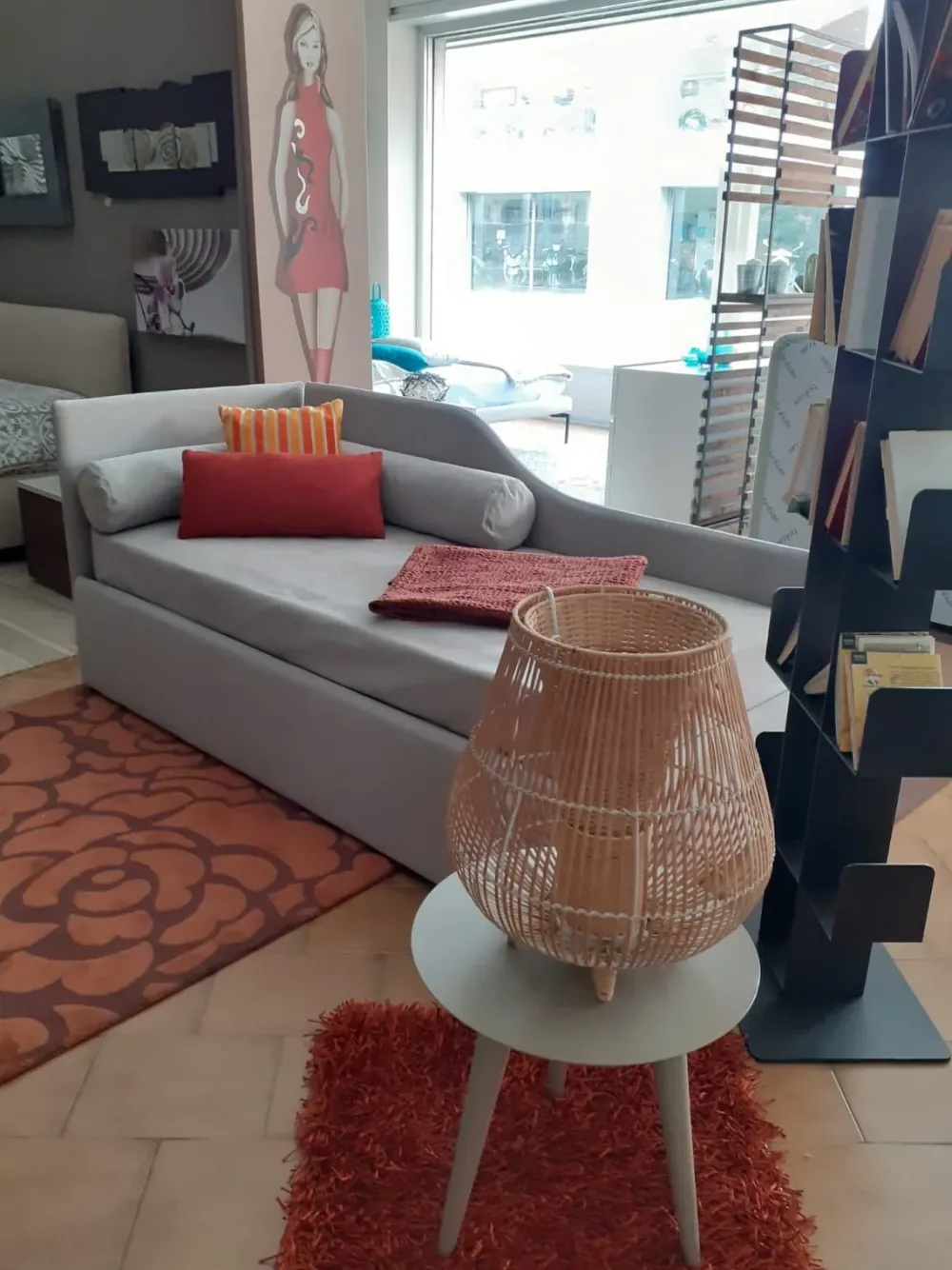 Letto singolo con giroletto Line a prezzo ribassato^Bolzan Online