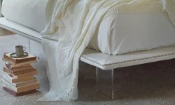 LETTO Slim piede trasparente SCONTATO^Artigianale Clearance