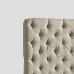 LETTO Testiera con capitonè in OFFERTA OUTLET^Dialma Brown