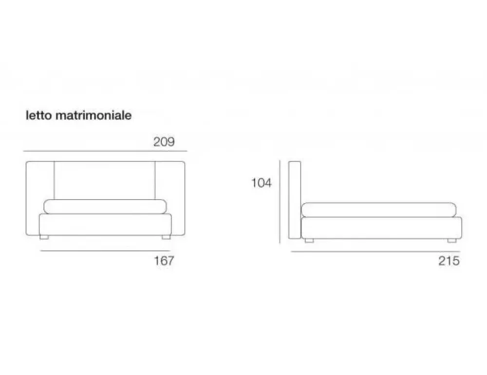Salvetti Letto Virgilio SCONTATO 30%- Letti