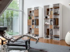 Tonin Casa Libreria Abaco in stile moderno a prezzi outlet- Librerie