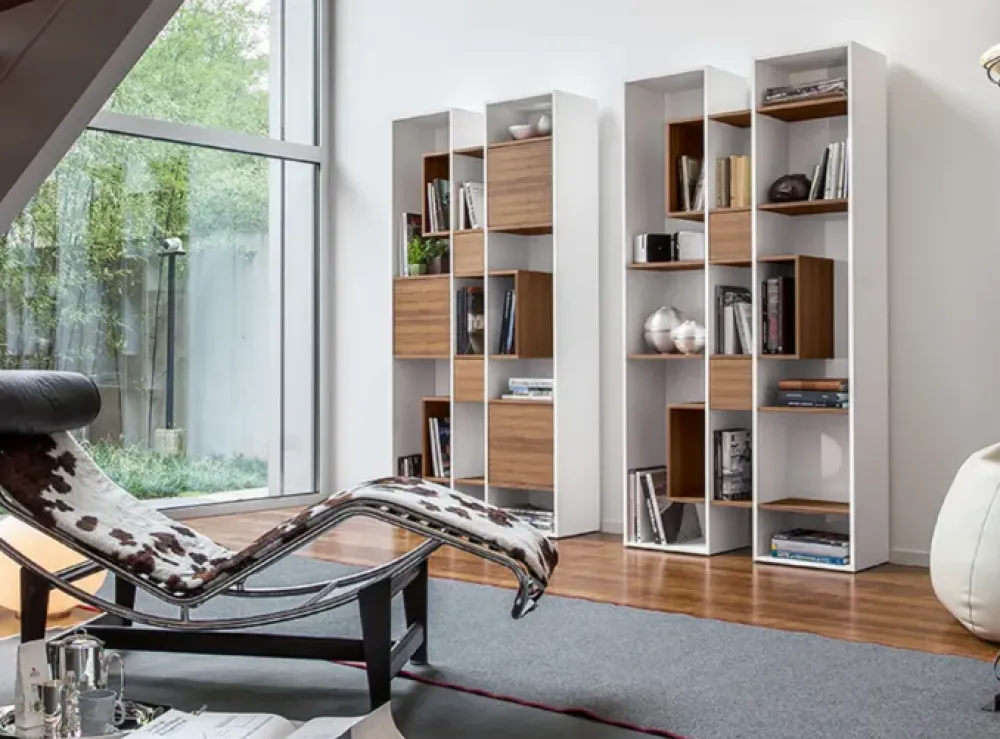 Tonin Casa Libreria Abaco in stile moderno a prezzi outlet- Librerie