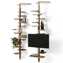 Mogg Libreria Adelaide wood in stile design di in OFFERTA OUTLET- Librerie