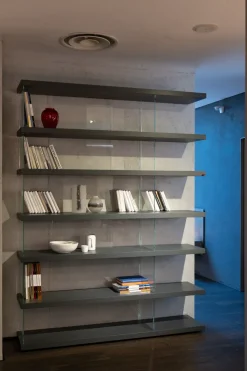 Lago Libreria Air in stile design con forte sconto- Librerie