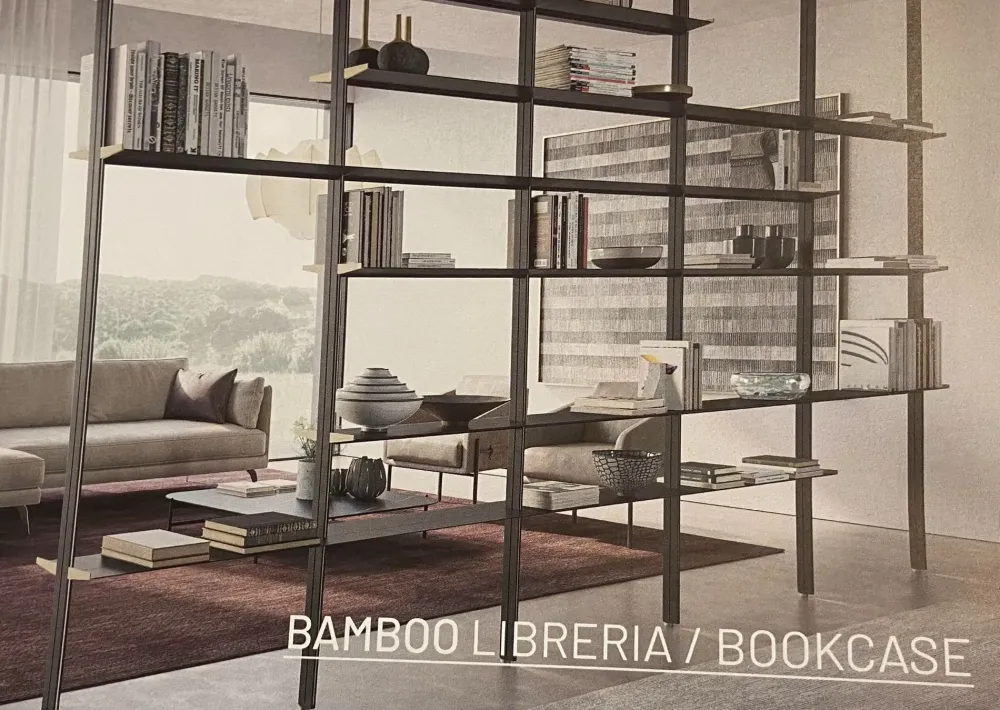 Libreria Bamboo in stile design a prezzi outlet^Dall'Agnese Sale