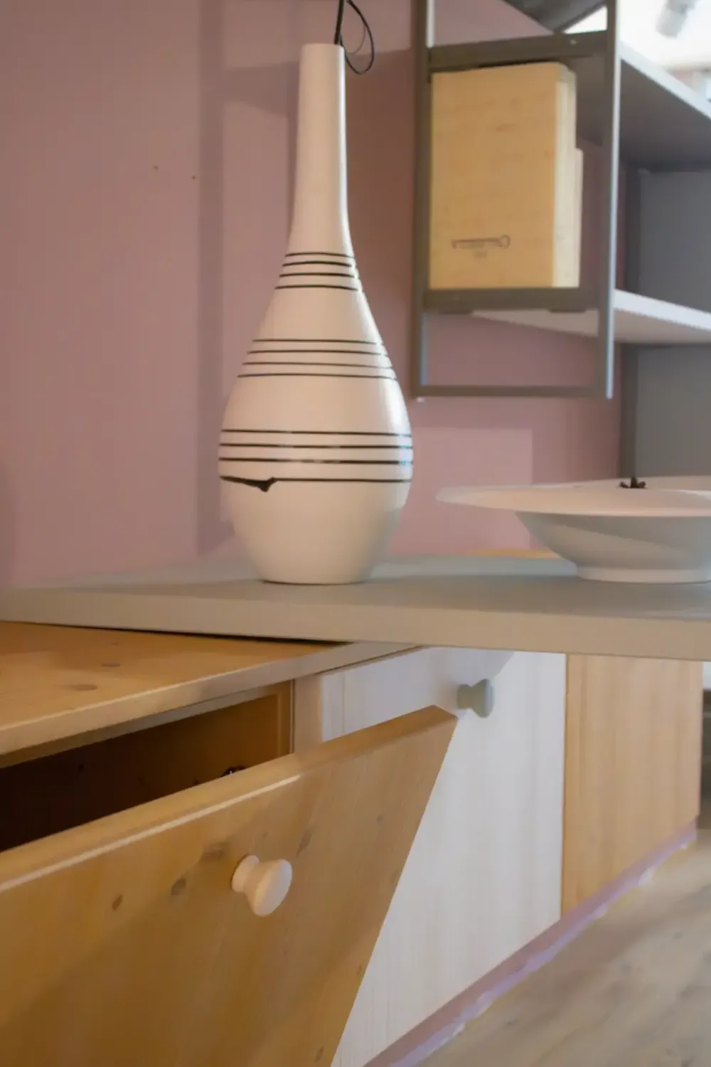 Libreria in legno a prezzo Outlet: scopri Urban time - libreria titanio e uranio^Callesella New