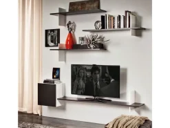 Cattelan Italia Libreria Cattelan in legno Cross in Offerta Outlet- Librerie