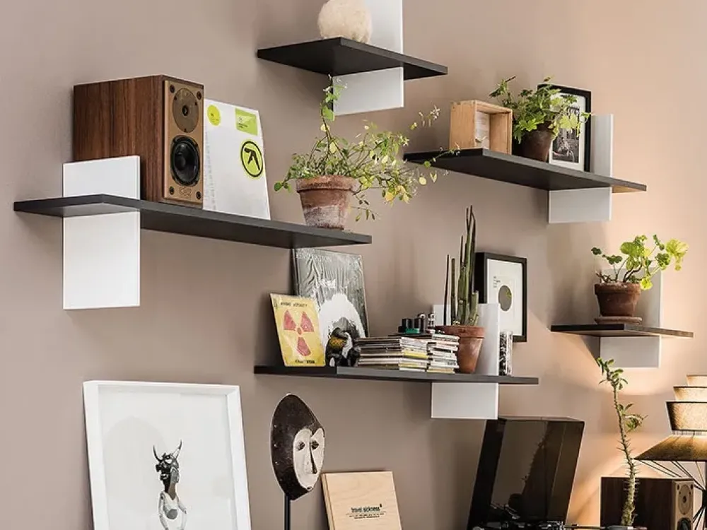 Cattelan Italia Libreria Cattelan in legno Cross in Offerta Outlet- Librerie