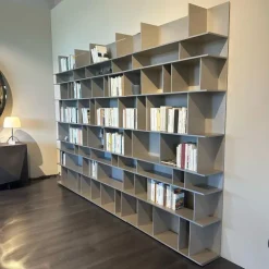 Cattelan Italia Libreria in laccato opaco a prezzo Outlet: scopri Wally- Librerie