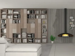 Favero Libreria Composizione 5cento - 7rf 5050_a stile moderno di scontata del 40%- Librerie