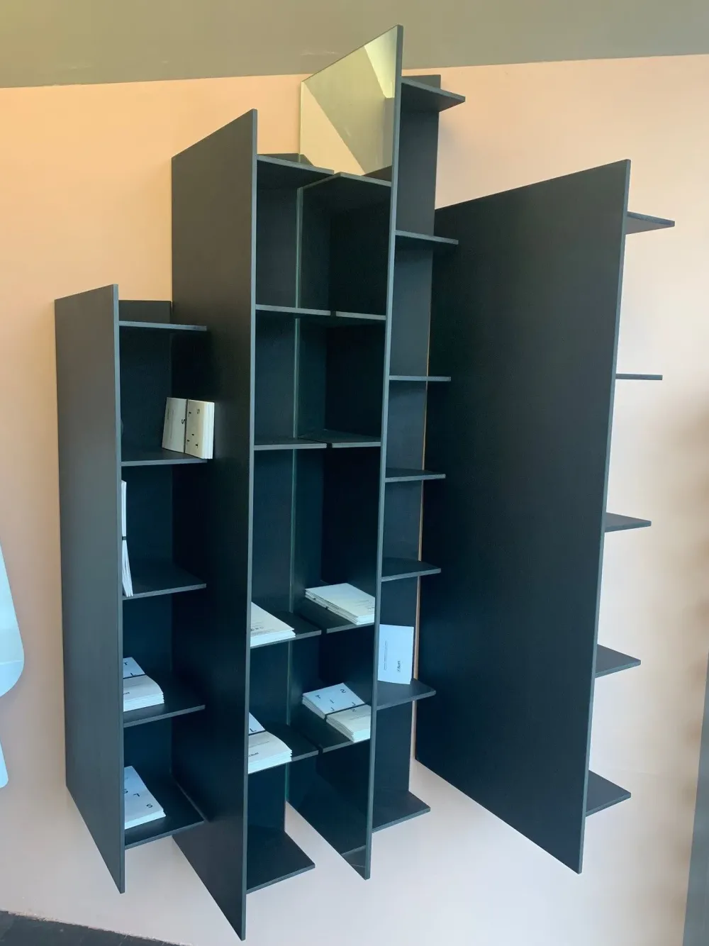 Boffi Libreria Ct line libreria contenitore 4 moduli di cui 1 a specchio in stile design in offerta- Librerie