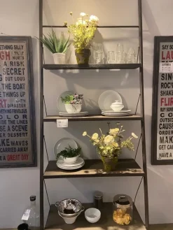 Libreria in legno scontata -50%: scopri Libreria metallo legno^Dialma Brown Hot