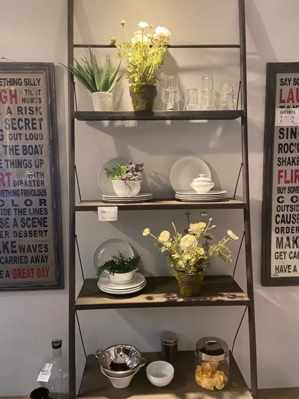 Libreria in legno scontata -50%: scopri Libreria metallo legno^Dialma Brown Hot