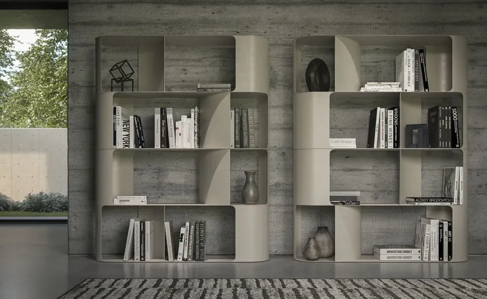 Cattelan Italia Libreria Fulham in stile design a prezzi outlet- Librerie