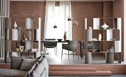 Cattelan Italia Libreria Fulham in stile design di in OFFERTA OUTLET- Librerie