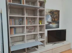 Giessegi Libreria in laminato materico a prezzo scontato: scopri Composizione 155- Librerie