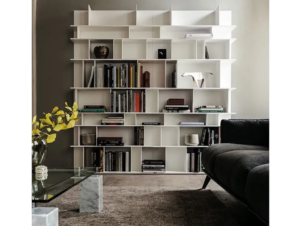 Libreria in laccato opaco stile moderno Wally Cattelan^Cattelan Italia Best