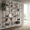 Libreria in stile design in laminato materico Offerta Outlet^Scavolini Discount